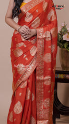 Banaras Mango Fancy Saree for Festivals