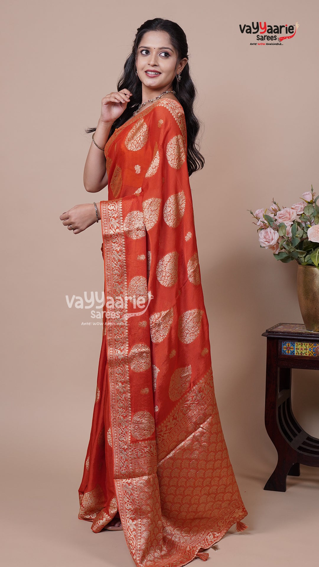 Banaras Mango Fancy Saree for Festivals